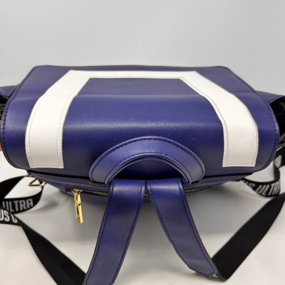 Bioworld My Hero Academia UA High School Blue Faux Leather Backpack Bag Anime - Picture 8 of 16